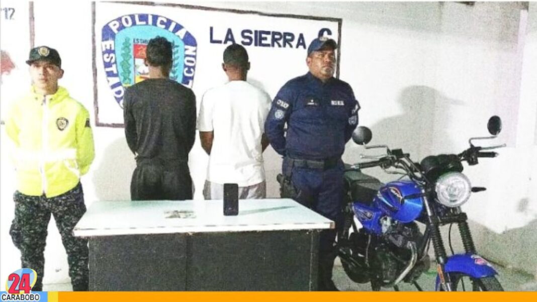 Dos hombres detenidos por resistencia a la autoridad en Falcón