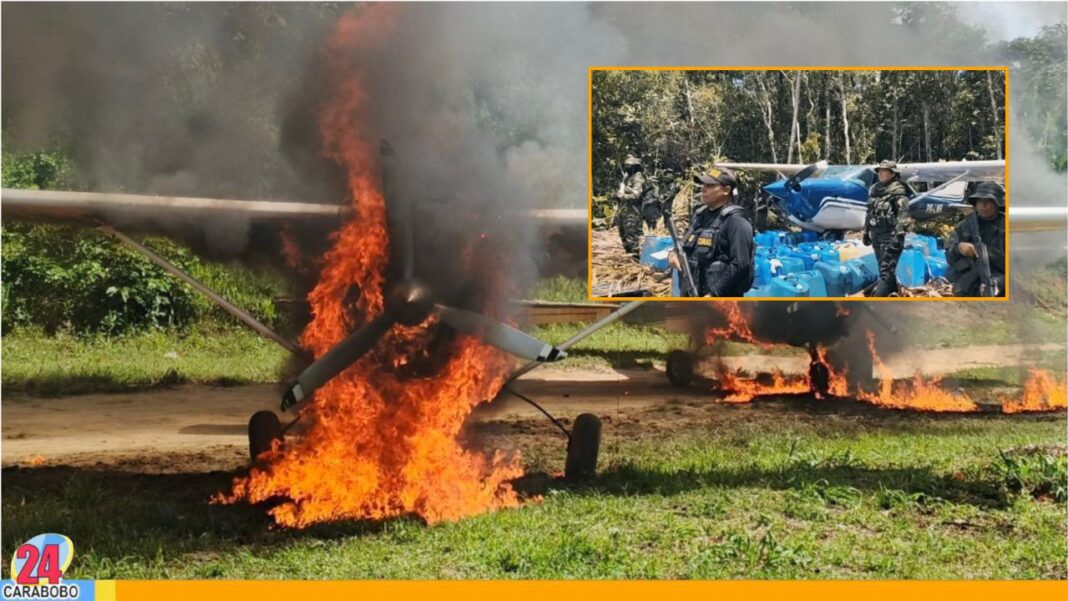 FANB neutralizó aeronaves del narcotráfico en Amazonas y Apure