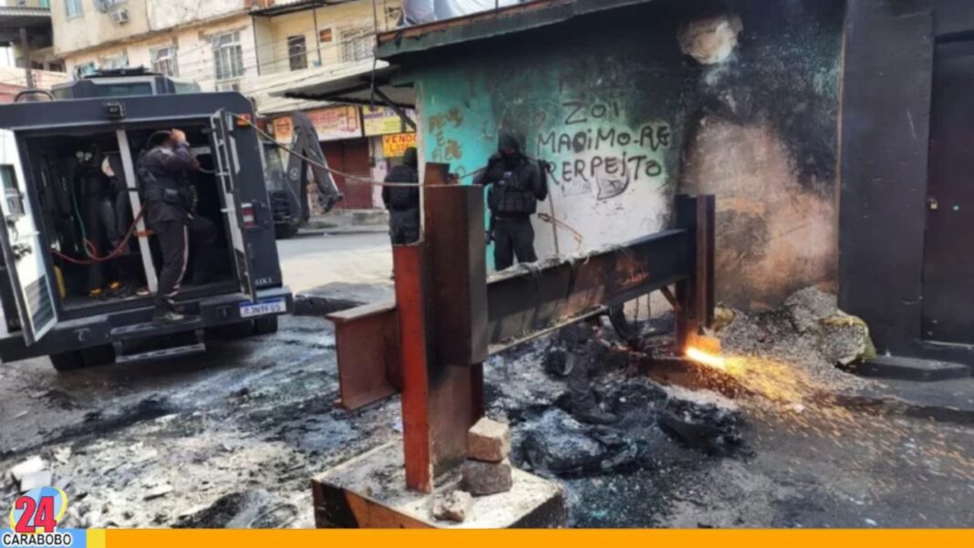 Fueron reportadas 64 personas fallecidas en operativo contra el narcotráfico en Río de Janeiro