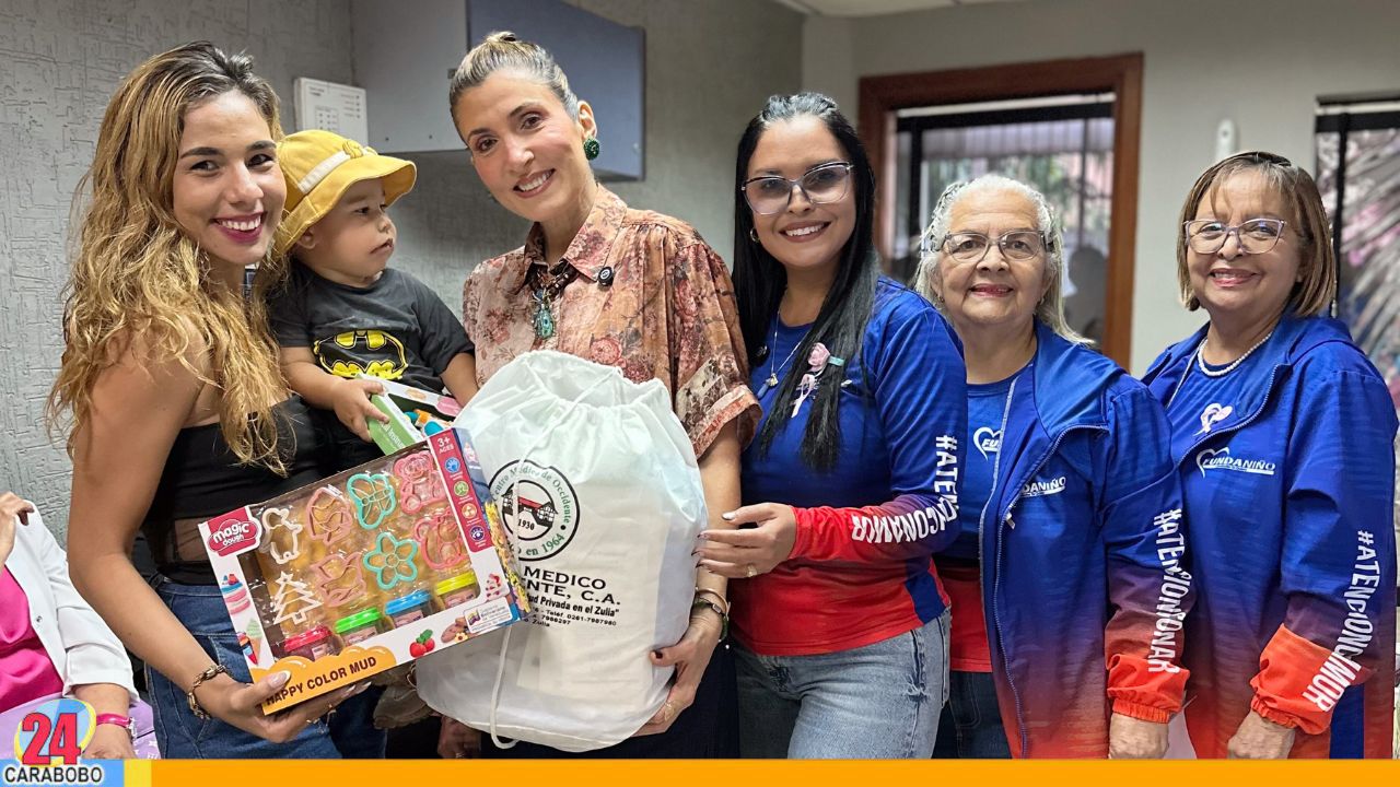 Gobierno de Carabobo entregó canastillas y medicamentos a madres carabobeñas