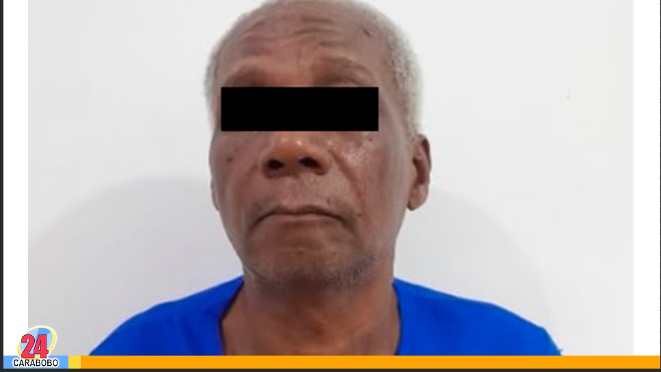 Sexagenario fue capturado en Caracas