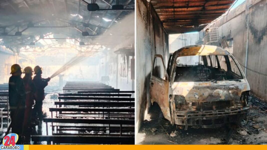 Incendio afectó la iglesia evangélica de Punto Fijo