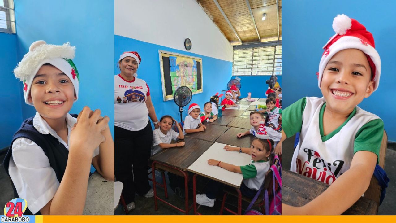 Más de 430 mil estudiantes carabobeños dieron inicio a la Navidad en escuelas y liceos