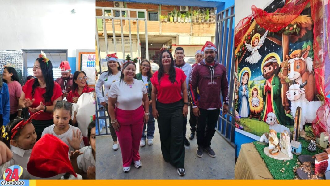 Más de 430 mil estudiantes carabobeños dieron inicio a la Navidad en escuelas y liceos