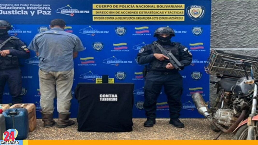 PNB desmantela operación ilegal de extracción de carburante en Anzoátegui