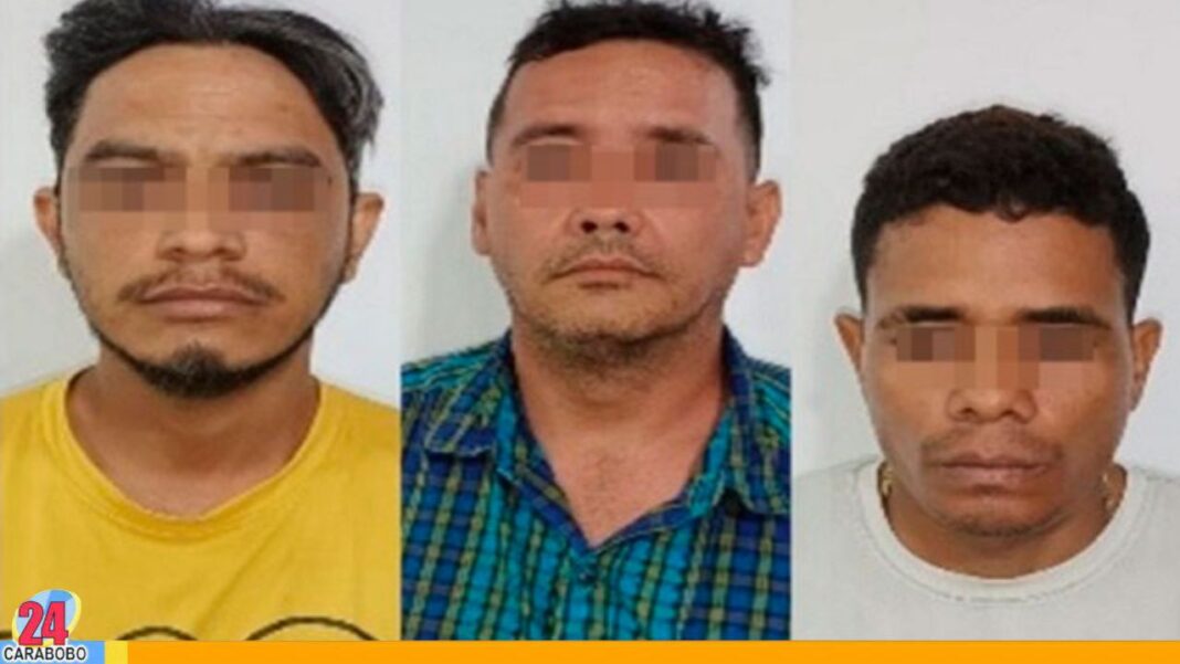 Tres hombres fueron detenidos por el CICPC en Carabobo