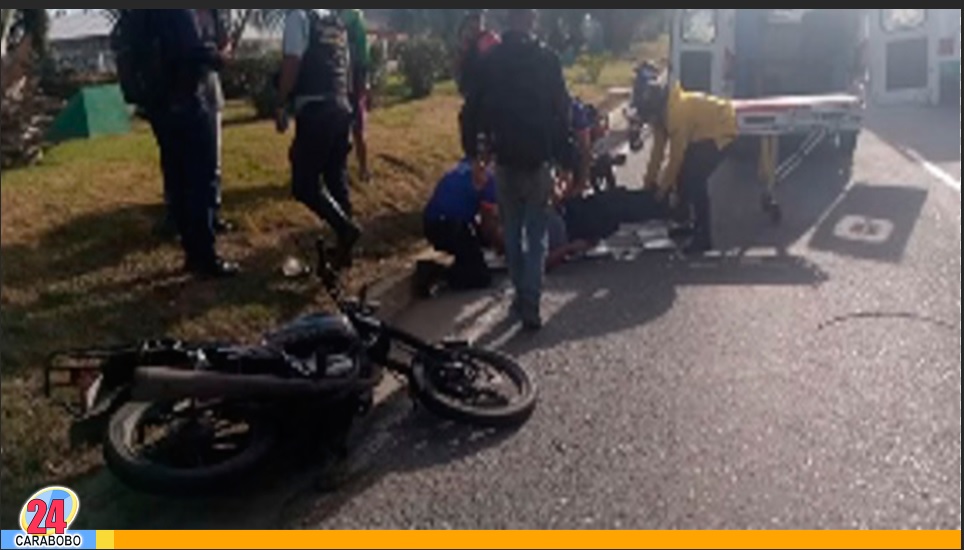 Motorizado arrolló a un hombre en Puerto Cabello