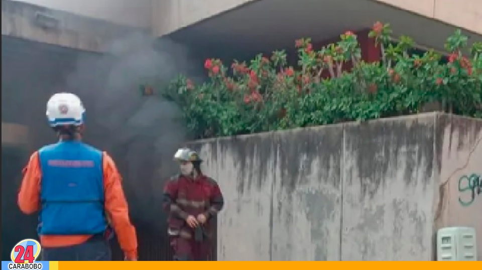 incendio de una vivienda en Baruta