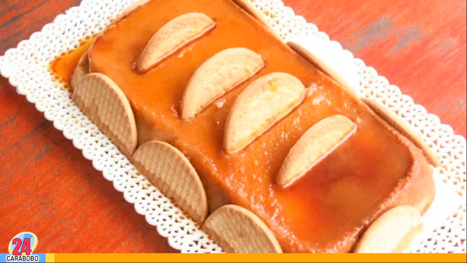 flan de galletas María