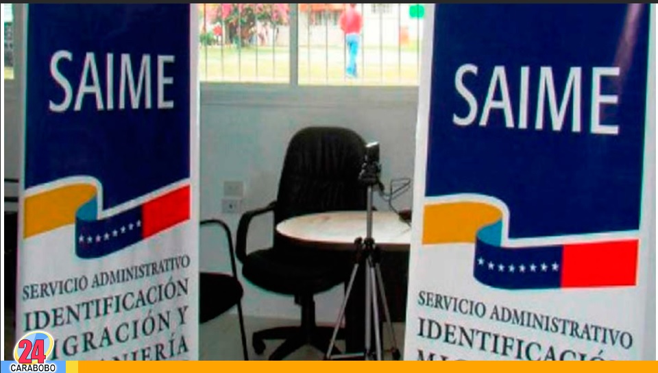 Oficinas del Saime no prestarán servicio