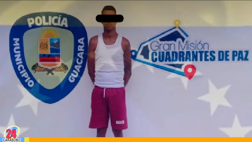 solicitado por la justicia fue capturado en Guacara