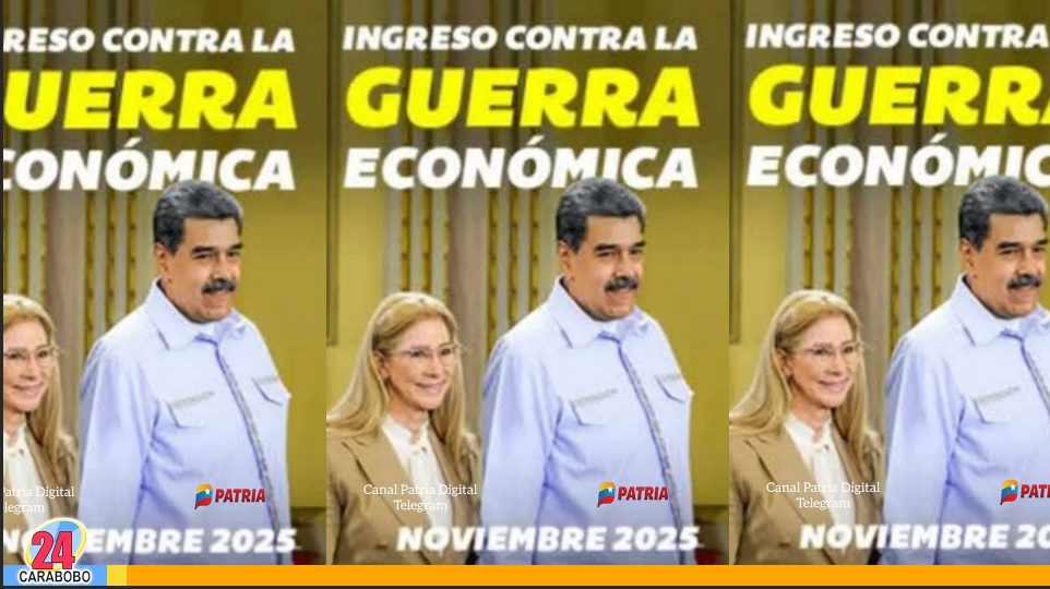 Inicia el pago del Ingreso Contra la Guerra Económica y Bonificación de Fin de Año (noviembre 2025); enviado por el presidente Nicolás Maduro