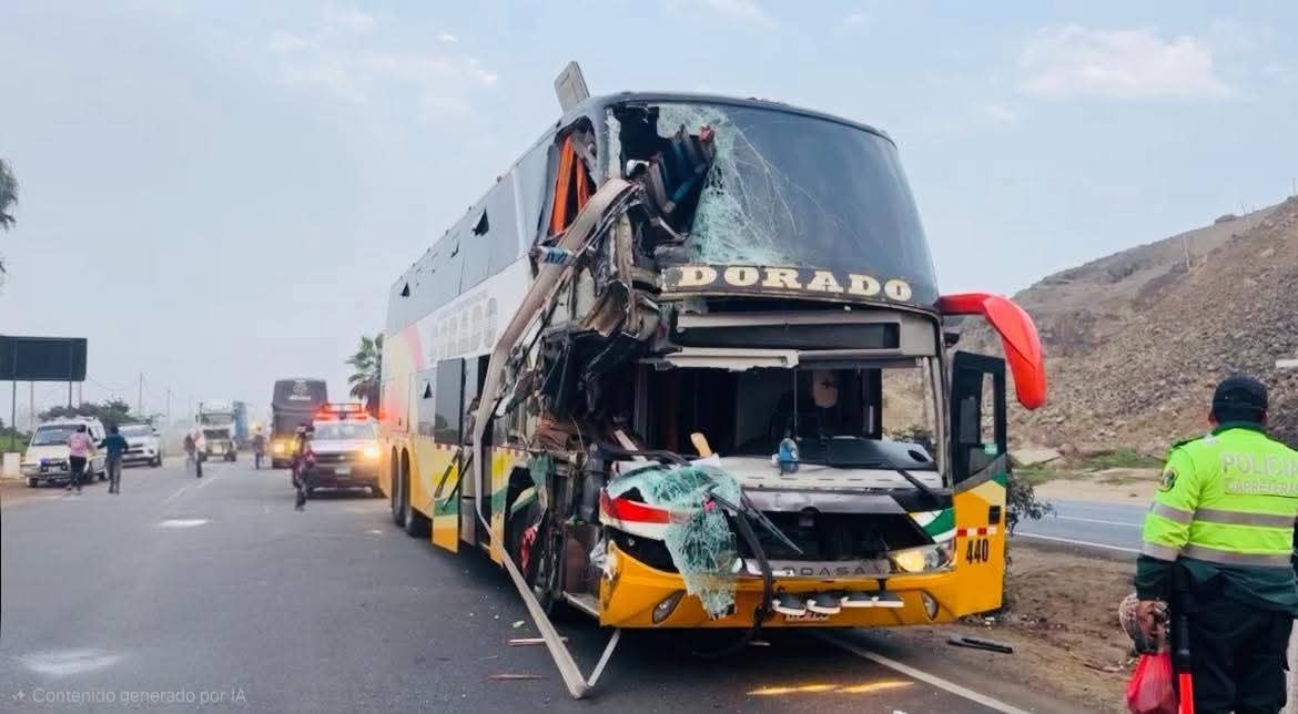 Accidente de bus en Perú 
