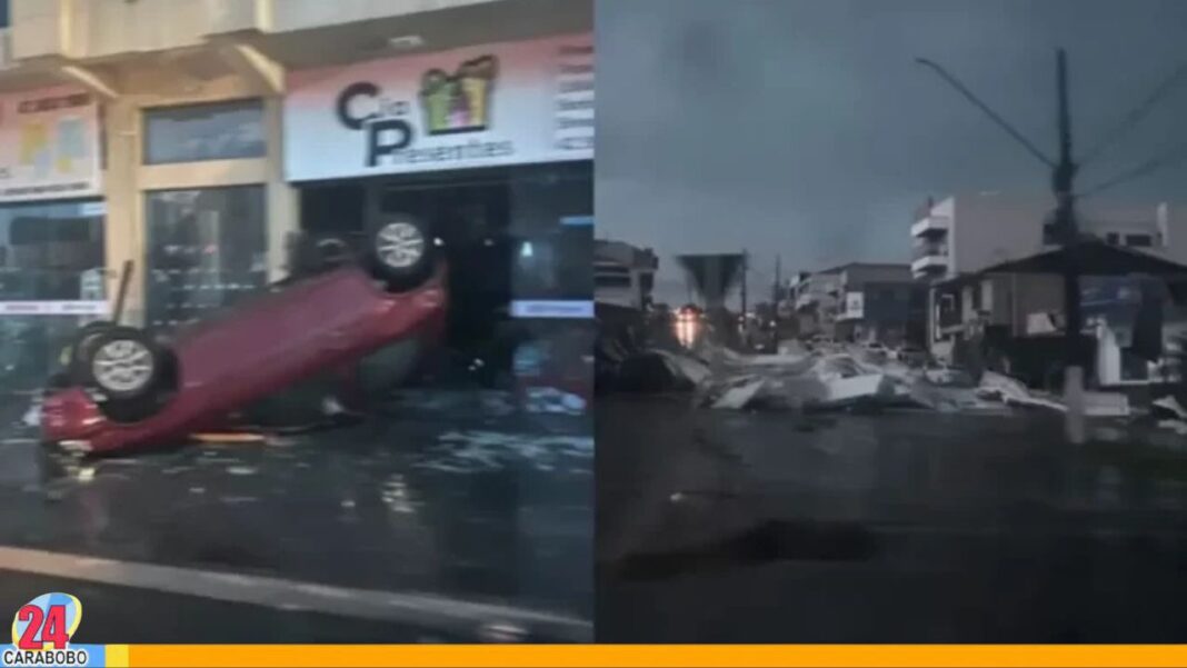 Cinco fallecidos y más de 130 lesionados por el paso de un fuerte tornado en Brasil