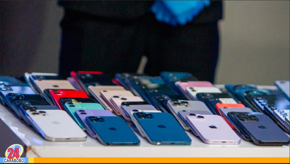contrabando de Iphones robados