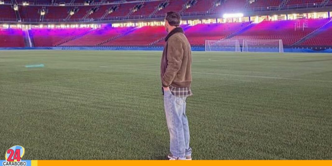 Lionel Messi visitó Camp Nou