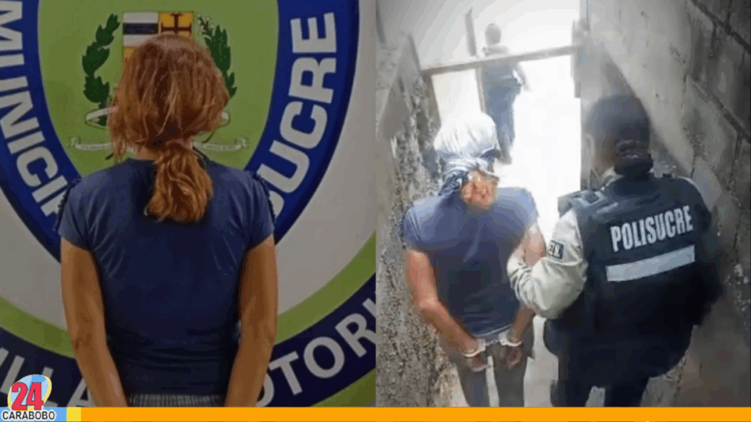 Mujer detenida por maltratar a su hija un cable en Miranda