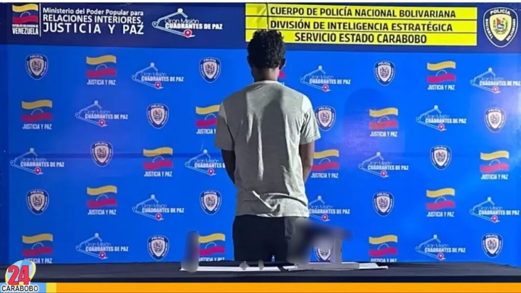 Sujeto capturado por porte ilícito de arma de fuego en Valencia