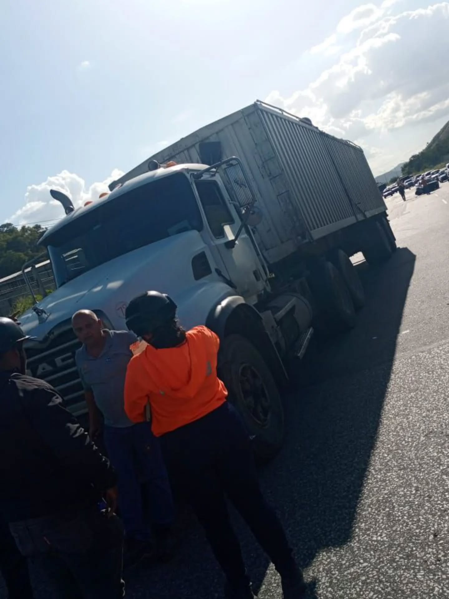 hecho vial en la ARC kilómetro 144