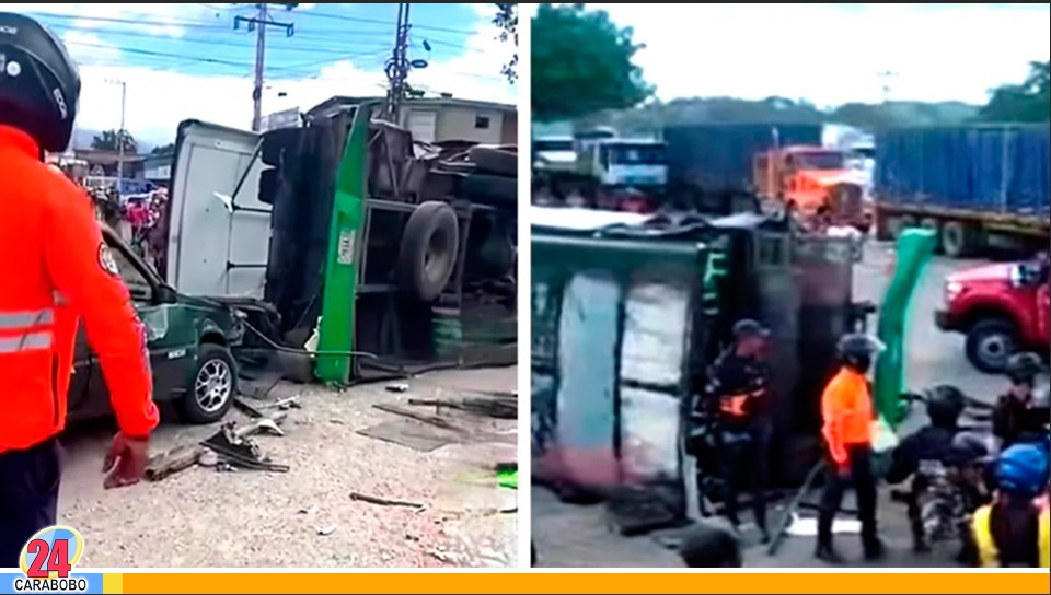 Gandola sin frenos en Barquisimeto dejó tres personas muertas
