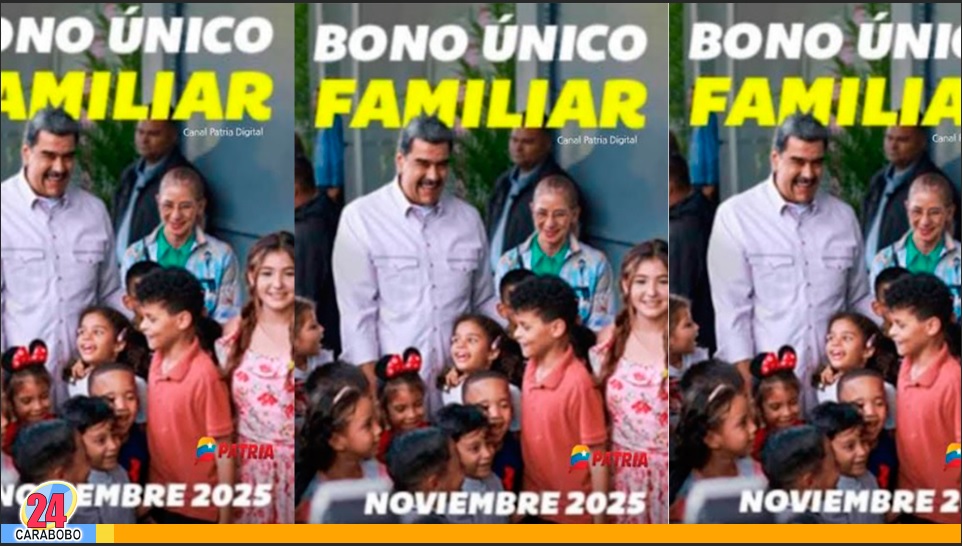 Bono único familiar de noviembre