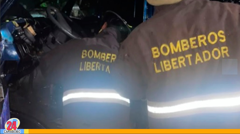Incendio de una unidad de transporte en Tocuyito