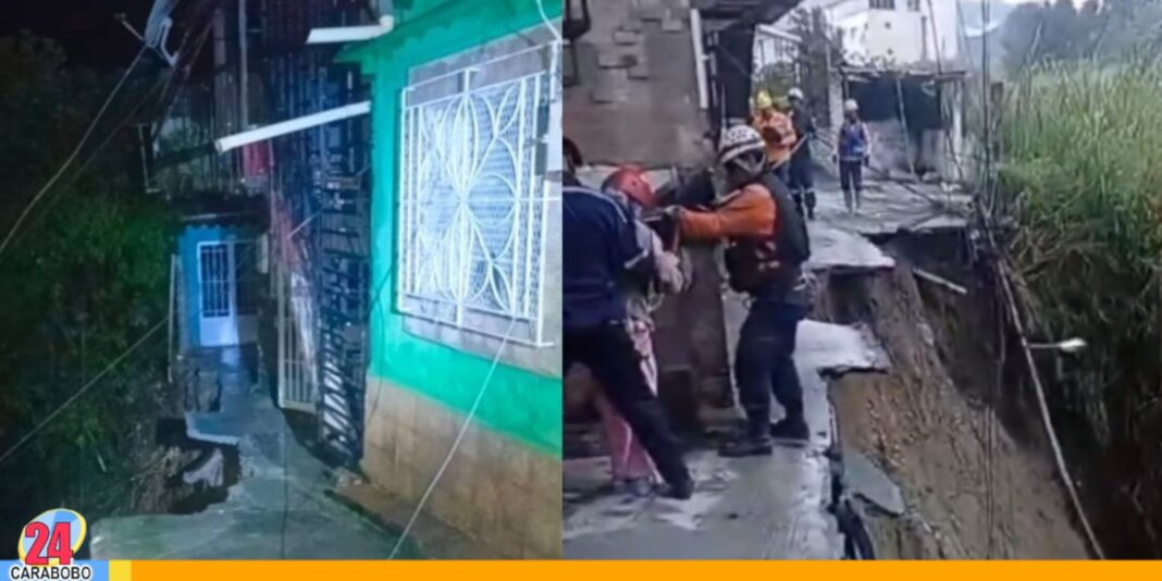 Deslizamiento de tierra en Mérida