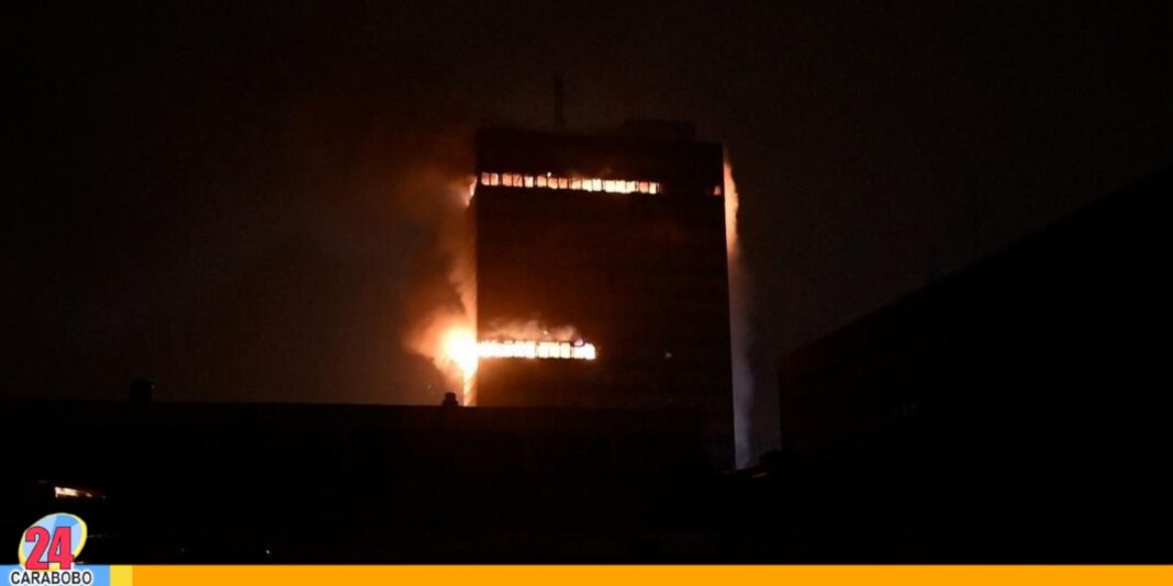 incendio rascacielos en Croacia