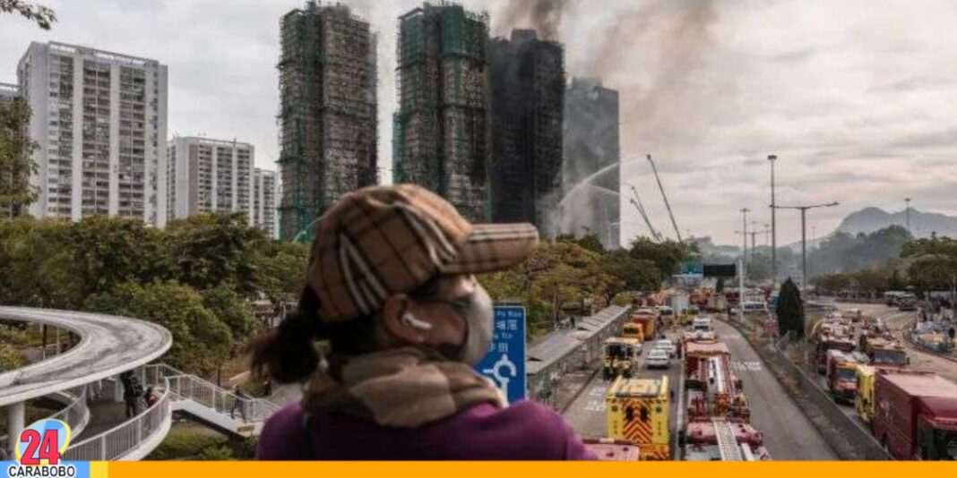 incendio complejo residencial Hong Kong
