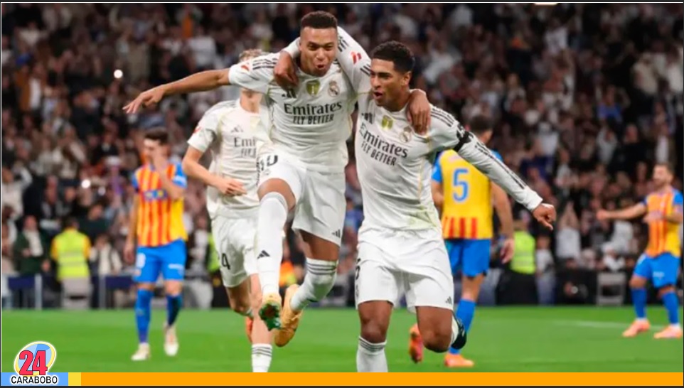 Real Madrid goleó al Valencia