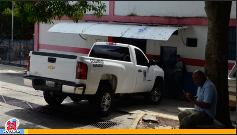 Motorizado chocó contra un poste en Yaracuy