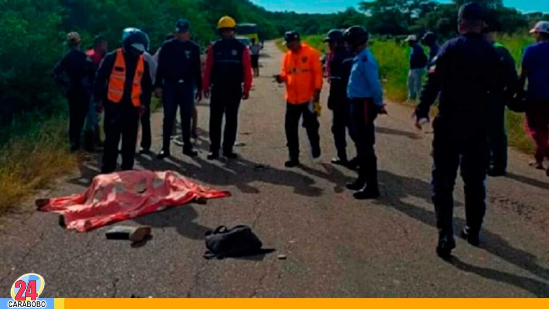 motorizado fallecido accidente falcón