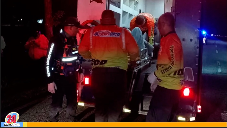 Derrape de moto en la Autopista del Este