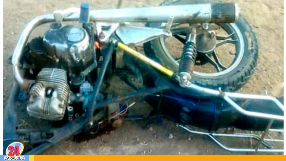 Accidente de moto en Anzoátegui