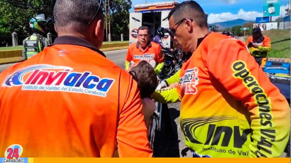 Accidente de moto en la Autopista del Este