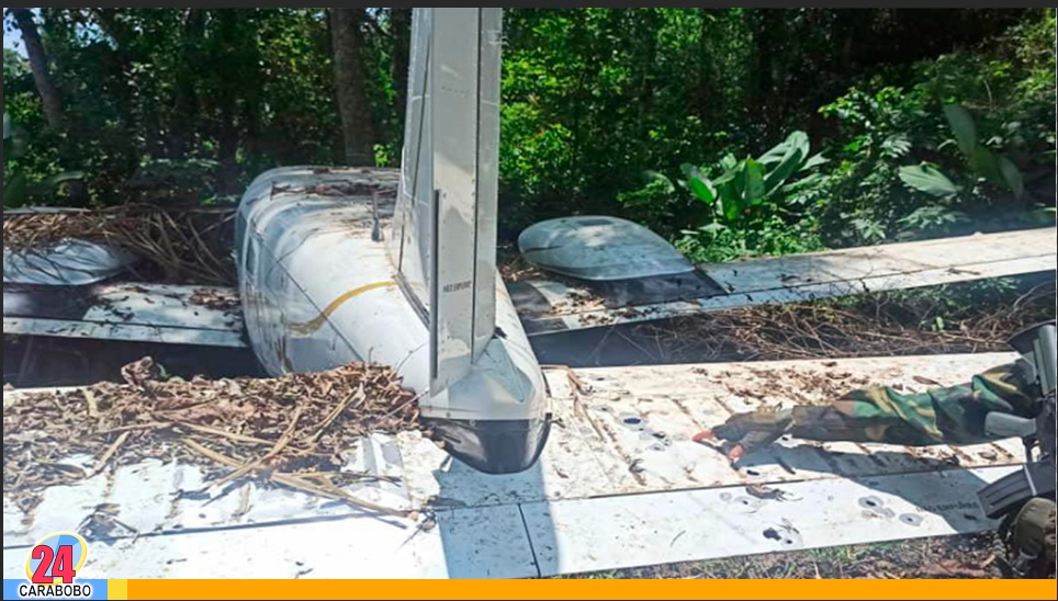 Aeronave vinculada a grupos tancol