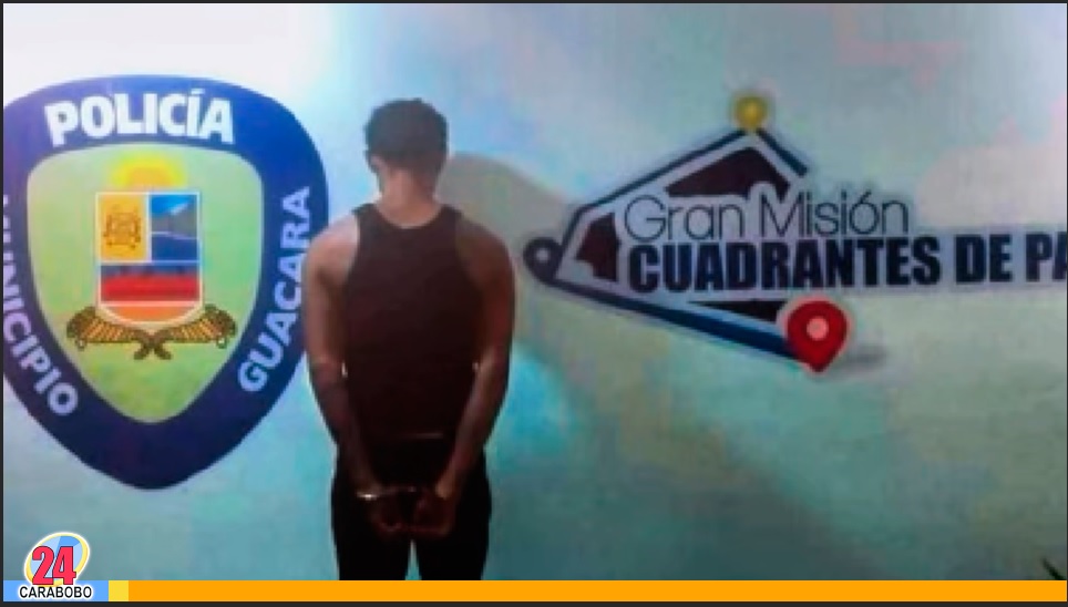 Capturan en Guacara a hombre solicitado