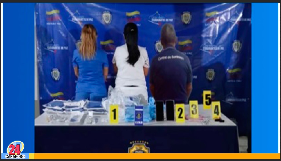 Médico y enfermera detenidos por sustraer insumos de un hospital en Nueva Esparta