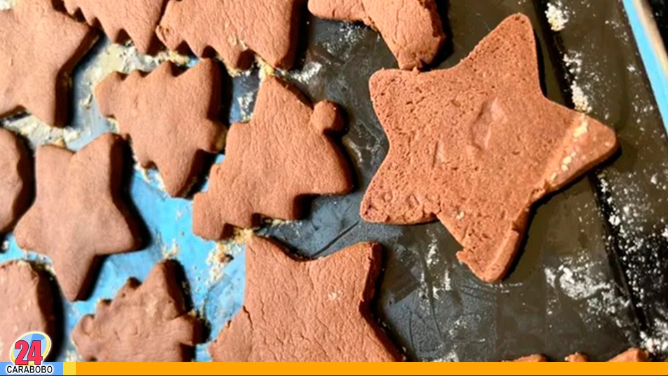 Galletas de Navidad de chocolate