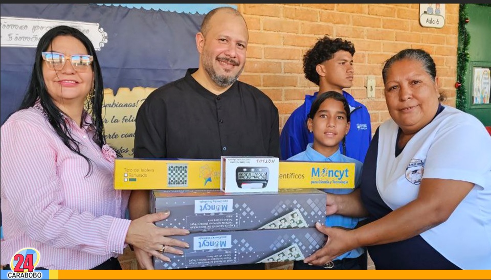 Kits de ajedrez llegaron a las escuelas de Carabobo