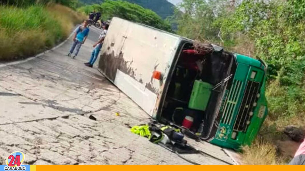 Accidente en la vía a Patanemo