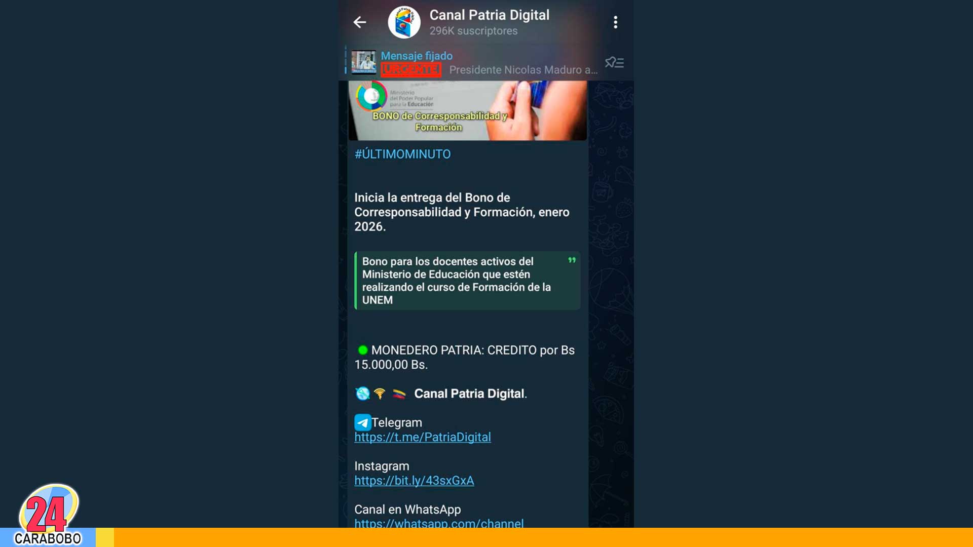 Bono Corresponsabilidad y Formación de enero 2026