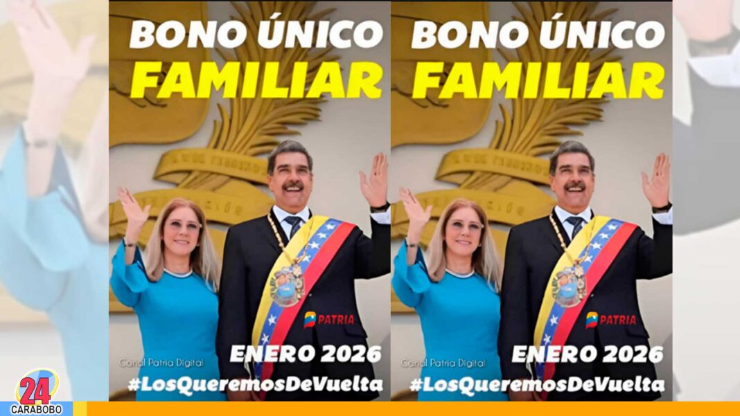 Bono Único Familiar de enero 2026