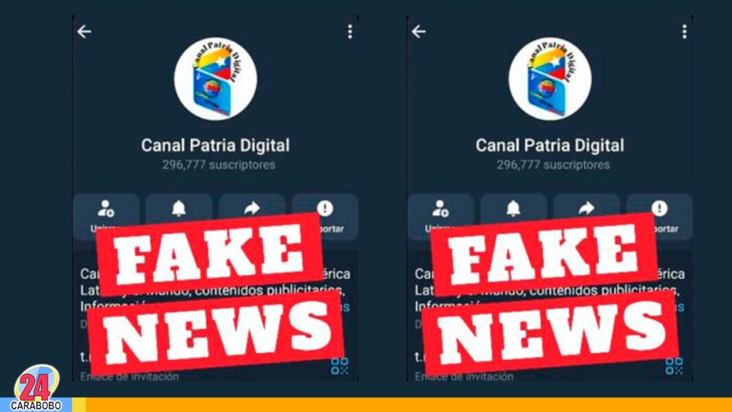 Canal Patria Digital fake news