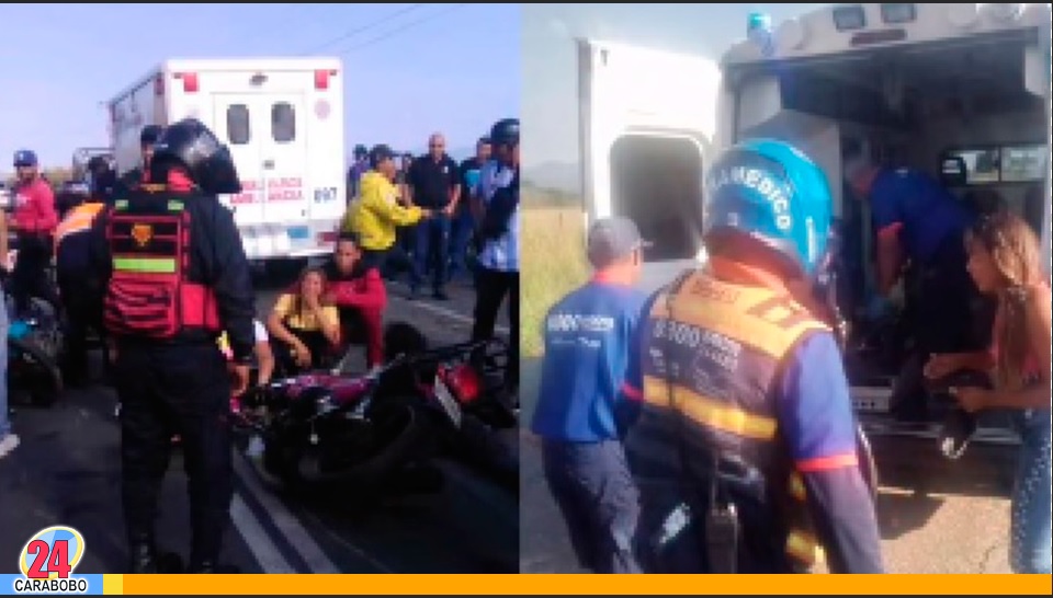 dos motorizados fallecidos en Carabobo hoy martes