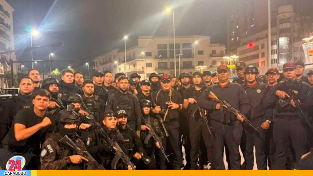 Diosdado Cabello recorrido nocturno Caracas
