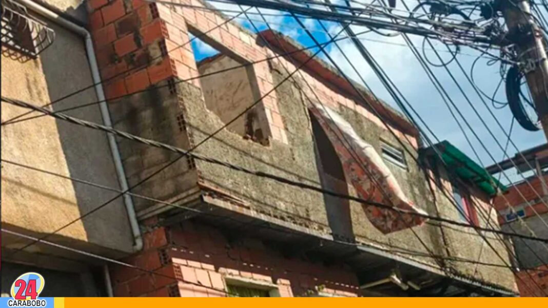 Vivienda colapsó en La Vega