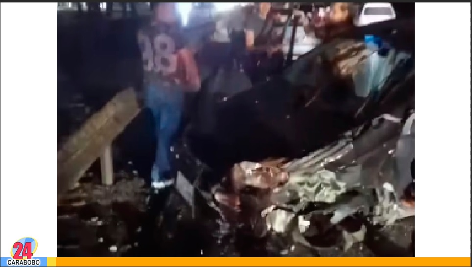 accidente en la Autopista del Este cerca del CC Sambil