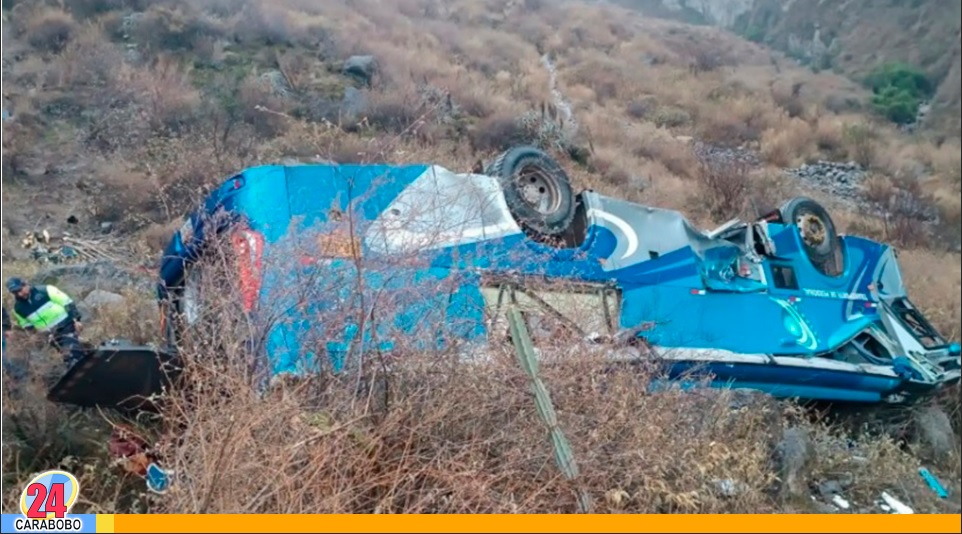 Accidente de autobús en Perú