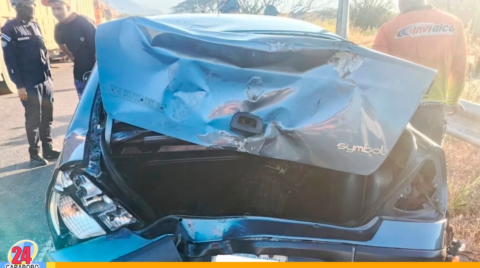 Accidente de tránsito en la ARC tramo Carabobo